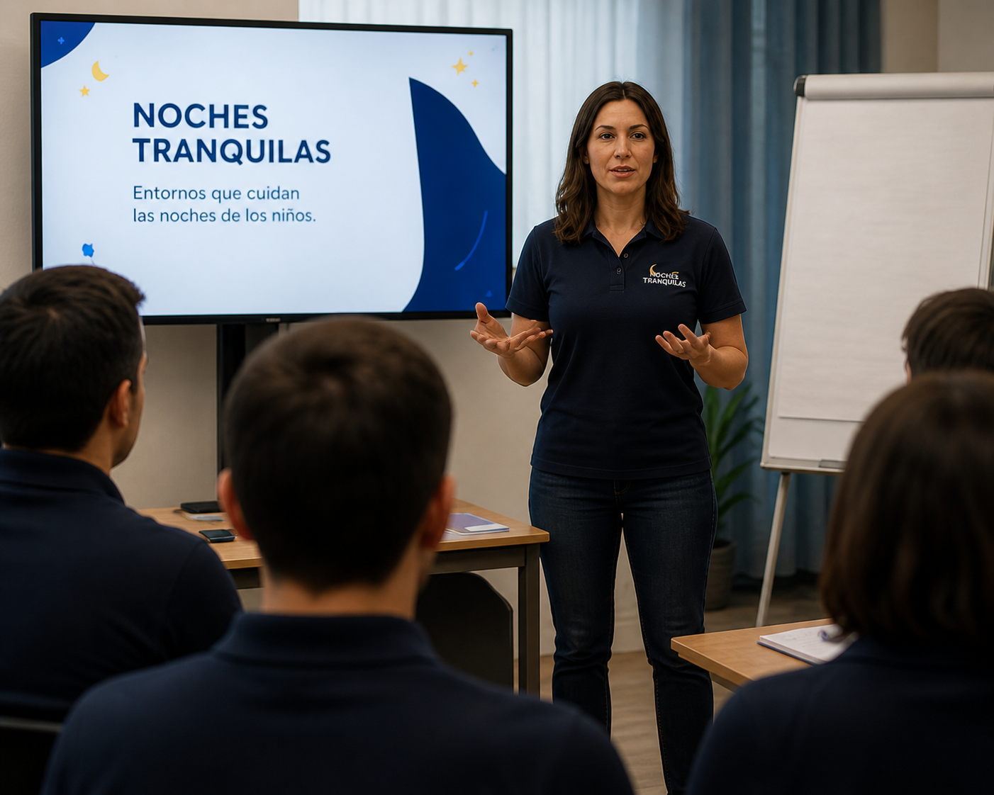 Equipo educativo en sesión de formación